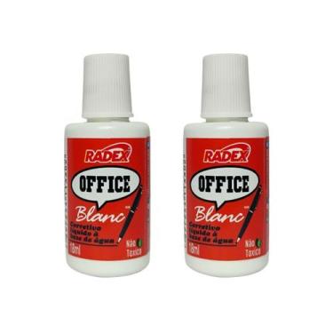 Imagem de 2 Corretivo Liquido Office Blanc 18 ml - Radex