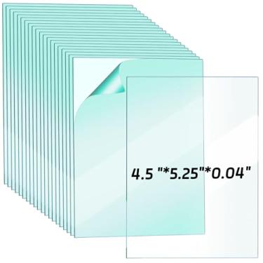 Imagem de Saysurey 20 peças de lentes de soldagem transparentes de 11,4 cm x 13,3 cm com 0,1 cm de espessura, capô, lentes transparentes de substituição, acessórios universais de capacete, proteção superior