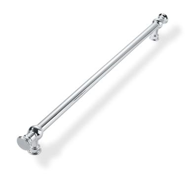 Imagem de ZAUYX 1 pacote com 12 polegadas (305 mm) Puxadores de armário cromados polidos puxadores de armário de cozinha sólido resistente para armário puxadores de gaveta puxador de armário