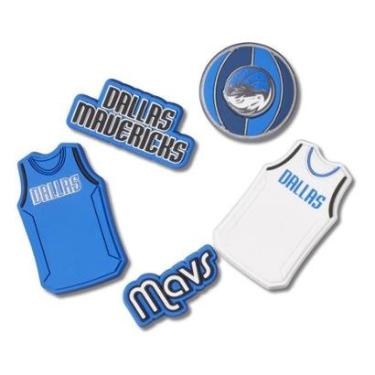 Imagem de Jibbitz™ nba dallas mavericks pack com 5 peças unico-Unissex