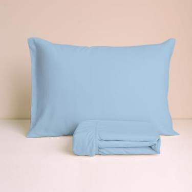 Imagem de Jogo De Cama Simples 100% Algodão Percal Arte Cazza Branco Solteiro