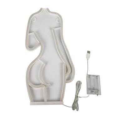 Imagem de YWBL-WH Luzes de Néon Femininas, Letreiro de Néon LED, Lâmpada de Personalizada para Decoração de Parede, Letreiro Alimentado por USB e Bateria para Sala de Estar, Festas e Casamentos (#3)