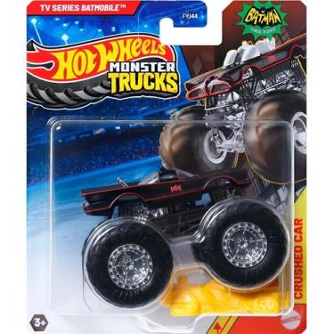 Imagem de Carrinho Hot Wheels Monster Trucks Mattel - Escala 1:64, Tv series bat