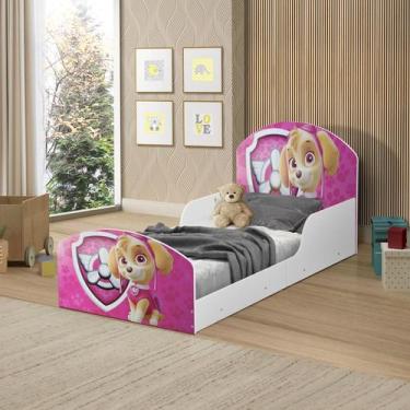 Imagem de Mini Cama Adesivada Infantil 100%Mdf Personagens Desenho:Sky - Aqui Mo