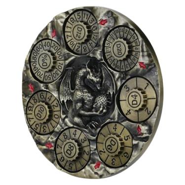 Imagem de DND Spinner Dice Set Role Playing Board Games Accessories Good Choice Accessories for DM, Gamer and Collector