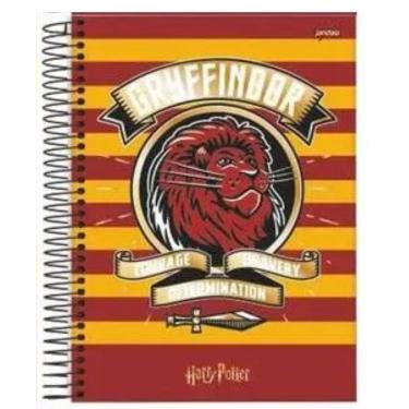 Imagem de Caderno Espiral Capa Dura Universitário 1 Matéria Harry Potter 96 Folhas Jandaia Estampa 6