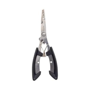 Imagem de Alicate De Pesca Em Aço Inoxidável Antiderrapante Com Removedor De Anz