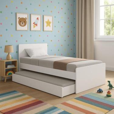 Imagem de Bicama Luna Solteiro Alta Qualidade Duas Camas, Resistente e Robusta -