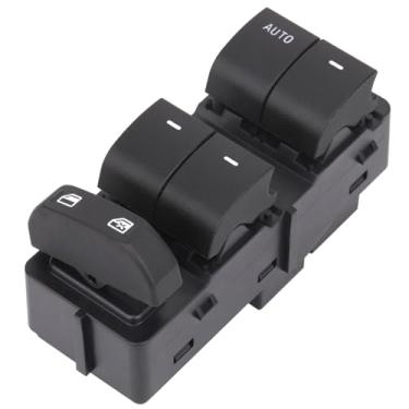 Imagem de AiYiGu Interruptor de janela lateral do motorista compatível com Ford F-150 2009 2010, OEM de substituição 9L3Z-14529-AE, 9L3Z-14529-AD, 1 Auto 6+6 pinos