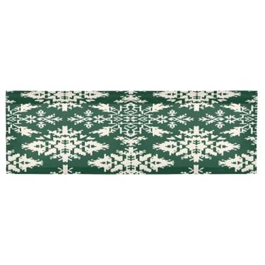 Imagem de CEBUGI Cortina blackout para janela – Cortinas de proteção de privacidade para cozinha/banheiro/sala de estar/lavanderia (137 x 45 cm, 1 painel, fundo vintage de Natal)