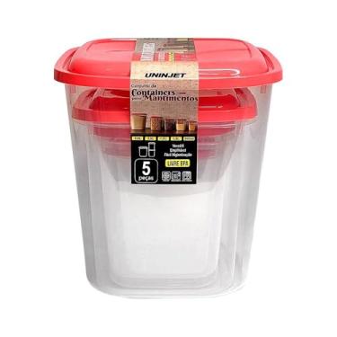 Imagem de Kit Porta Mantimentos Com 5 Peças