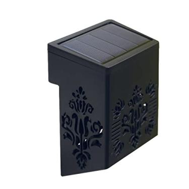 Imagem de Luzes de Deck Solar Cerca Decorativas Jardim Pôr-do-Sol ao Amanhecer IP65 Luz Pilar para Corrimão Pátio Piscina Etapa Es