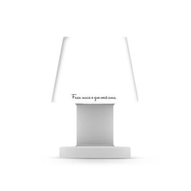 Imagem de Luminária Abajur De Mesa Pequena Faça Mais