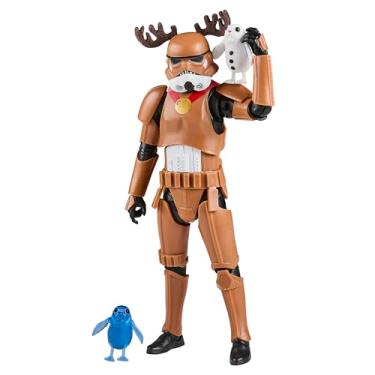 Imagem de Star Wars Stormtrooper The Black Series (Edição de Natal), boneco colecionável premium de 15 cm