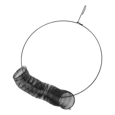 Imagem de Aramox Atraia Pássaros e Esquilos Com Nosso Alimentador de Pássaros de Amendoim, Feito de Aço Carbono de Alta Resistência, Portátil, Grande Capacidade para Jardim Ao Ar Livre, Adequado (BLACK)