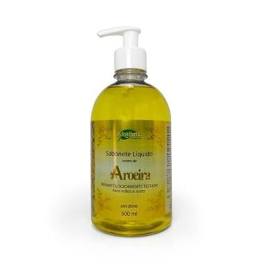 Imagem de Sabonete Líquido Aroeira Alquimia Cosméticos 500ml – Aroma Refrescante, Dermatologicamente Testado, Uso Diário, Limpeza Suave e Profunda para Todos os Tipos de Pele