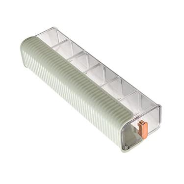 Imagem de GLOGLOW Suprimentos de Armazenamento Gaveta de Montagem Em Parede de Plástico Removível Com Alça Dourada para Armazenamento de Quarto, Transparente, Organizador de Roupas íntimas de Parede de 10,6