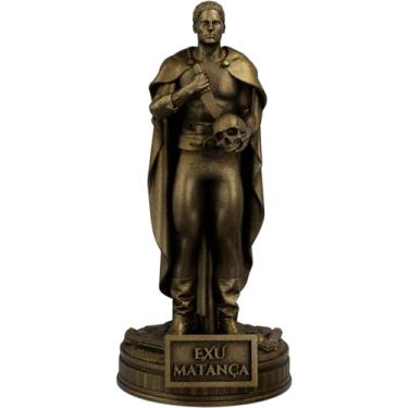 Imagem de Estátua Exu Matança Umbanda Candomblé (Cor Ouro Velho)