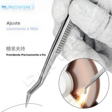 Imagem de Pinça De Posicionamento De Precisão Em Aço Inoxidável Antiderrapante E