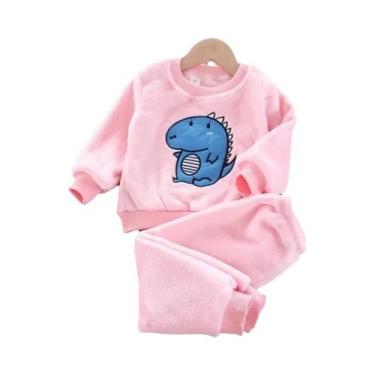 Imagem de Conjuntos De Pijamas De Inverno Para Meninas E Meninos De 2 a 6 Anos, 