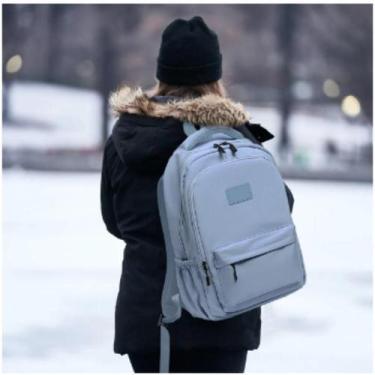 Imagem de Mochila Escolar Universitaria Feminina Masculina Grande Resistente Cas