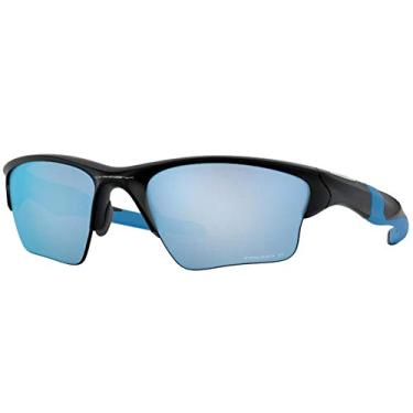Imagem de Óculos de Sol Oakley Polarizado Half Jacket 2.0 Xl 0OO9154 915467 Tam 62 / Preto Fosco - Lentes Prizm Deep Water Polar