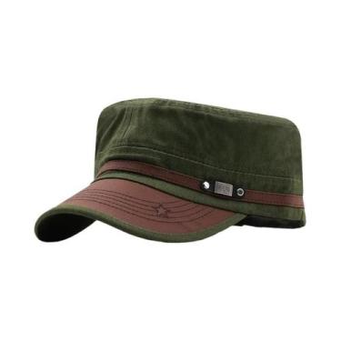 Imagem de Chapéu Militar Vintage Para Homens E Mulheres, Boné De Algodão Lavado,