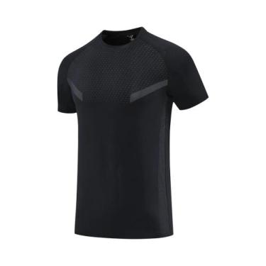 Imagem de Camiseta De Corrida Masculina De Secagem Rápida, Respirável E Refletiv