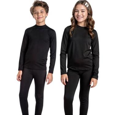 Imagem de Conjunto Infantil Flanelado Térmico Pelucia Segunda Pele - Loja Rey Sh