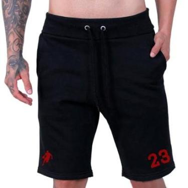 Imagem de Bermuda Moletom Esportiva Shorts Masculino Academia Futebol Basquete Cor:;Tamanho:P;Gênero:Masculino-Masculino