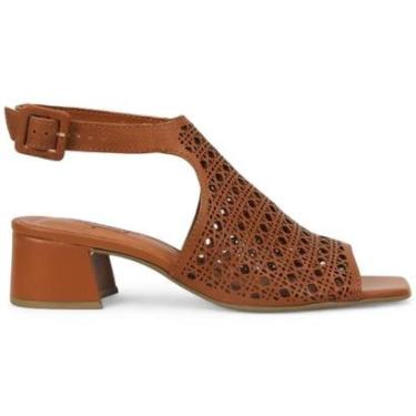 Imagem de Sandalia Bottero Salto Bloco Couro 374003 Feminino-Feminino