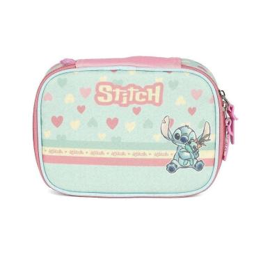 Imagem de Estojo Box 100 Pens Luxcel Stitch Corações Verde-Feminino