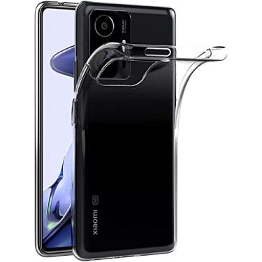 Imagem de Capa Capinha Para Xiaomi Mi 11T e 11 T Pro Case Silicone Flex�vel Ultra Fina Premium (Transparente)