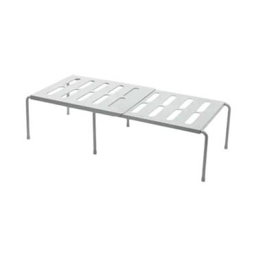 Imagem de Prateleira De Sapatos Extensível Em ABS Para Armário De Cozinha, Organ