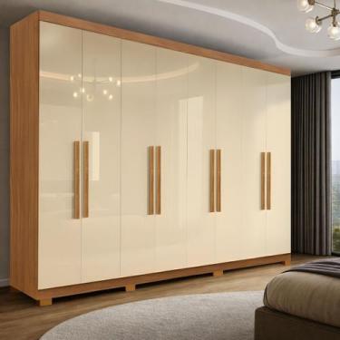 Imagem de Guarda Roupa Casal 8 Portas com Pés Paris - Maxel