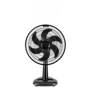 Imagem de Ventilador de Mesa 30cm Turbo 6 Pás Oscilante 3 Velocidades 55W Preto Power Forte 127/220V(127V)