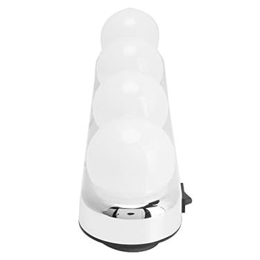Imagem de Luqeeg Luz de Maquiagem LED Portátil Natural Kit de Luz de Espelho de 4 Lâmpadas para Penteadeira Banheiro Uso Doméstico