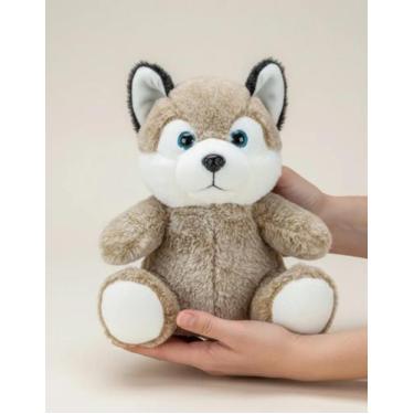 Imagem de Cachorrinho De Pelúcia Estilo Lobinho Super Fofo Antialérgic Bege - Ge