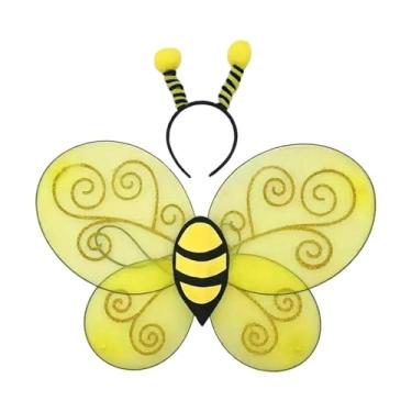 Imagem de APLVFFZH Fantasia de Abelha Infantil: Abelha, Tiara, Diversão para Bailes de Máscaras