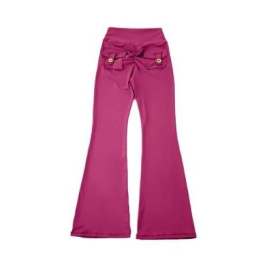 Imagem de Calças De Yoga E Dança De Secagem Rápida Com Bolso E Efeito Levanta Bu