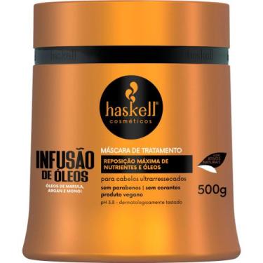 Imagem de Máscara Infusão de Óleos 500gr Haskell  Nutrição ultraprofunda para ca