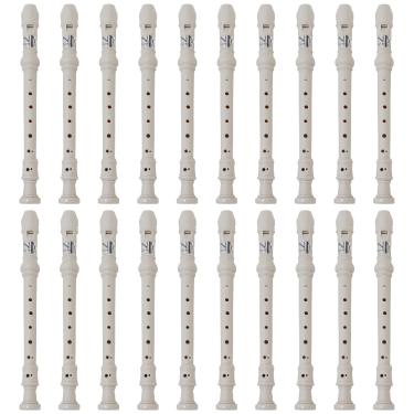 Imagem de Kit 20 Flautas Doce Barroca FL 20B New York