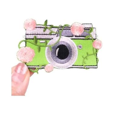 Imagem de Patches Bordados Termocolantes De Música Rock, Desenho Animado, Câmera