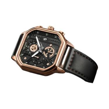 Imagem de Relógio Masculino MEGIR À Prova D'Água Com Cronógrafo E Mostrador Quad