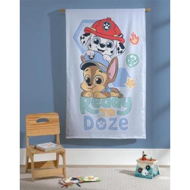 Imagem de Toalha de Banho Infantil Döhler Patrulha Canina Azul 70x115cm - Dohler