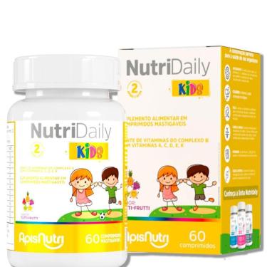 Imagem de Nutridaily Kids 60 Comprimidos mastigáveis Tutti Fruti-Unissex