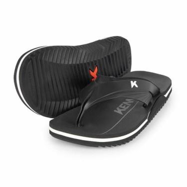 Imagem de Chinelo Kenner Nk6 Flux Masculino - Preto e Branco, 40