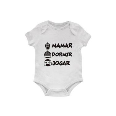Imagem de Body Bebê Mamar, dormir e jogar