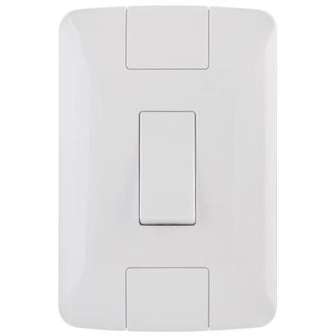 Imagem de Interruptor Simples 4x2 6a 250v Aria - Tramontina Branco