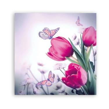 Imagem de 20 Guardanapos Decoupage Ambiente Butterfly Tulips 13309265